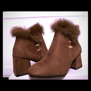 Brown Bootie Women size 6 / Big kid size 4.5 NEW